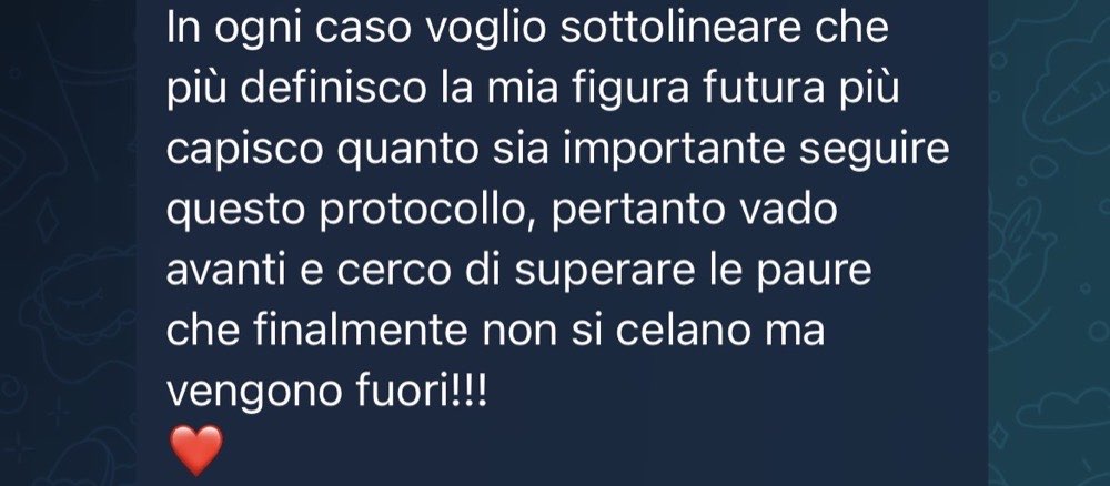 Messaggio di una farmacista nel canale del percorso