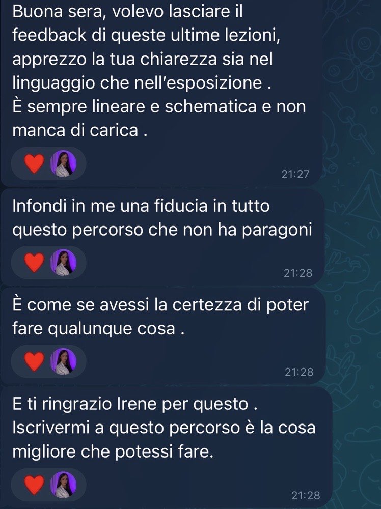 Messaggio di una farmacista nel canale del percorso